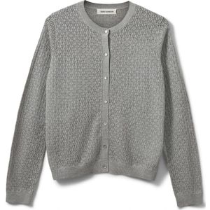 Sofie Schnoor, Truien, Dames, Grijs, XL, Gestreepte Vest Grijs Melange