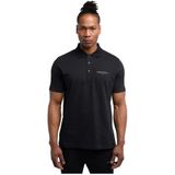 Carlo Colucci, Tops, Heren, Zwart, M, De Santis Basic Line Polo Shirt