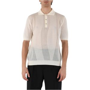 Tagliatore, Tops, Heren, Beige, L, Katoen, Katoenen polo