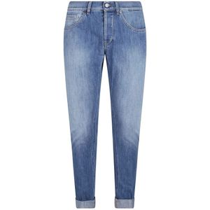 Dondup, Jeans, Heren, Blauw, W36, Denim, Stijlvolle Denim Jeans