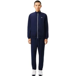 Lacoste, Sport, Heren, Blauw, 2Xl, Katoen, Tracksuit Diamond Taft