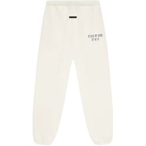 Fear Of God, Broeken, Heren, Beige, 2Xl, Luxueuze Shell Fleece Joggingbroek