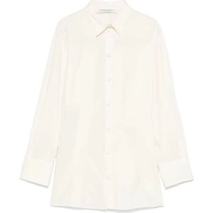 Philosophy di Lorenzo Serafini, Blouses & Shirts, Dames, Beige, S, Stijlvolle Blouse voor Vrouwen
