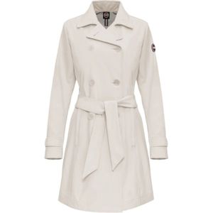 Colmar, Mantels, Dames, Beige, S, Polyester, Beige Double-Breasted Damesjas
