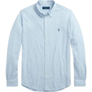 Ralph Lauren, Overhemden, Heren, Blauw, L, Katoen, Featherweight Mesh Shirt