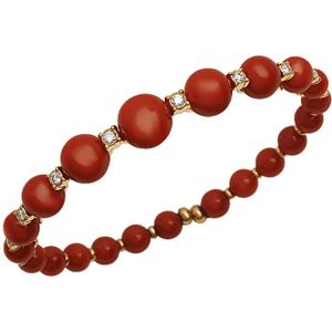 Chantecler, Accessoires, Dames, Geel, ONE Size, Cherie Gouden Armband met 0,39 CT Diamant