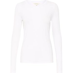 Part Two, Tops, Dames, Wit, M, Bright White Longsleeve T-shirt