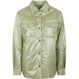 Herno, Jassen, Dames, Groen, S, Nylon, Stijlvol Lichtgewicht Nylon Jas