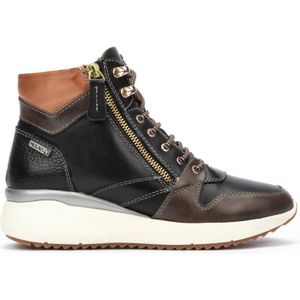 Pikolinos, Schoenen, Dames, Zwart, 40 EU, Leer, Sella Dames Enkellaars