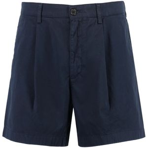 Department Five, Korte broeken, Heren, Beige, W34, Katoen, Katoenen Bermuda Shorts met zakken