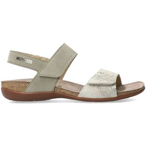 Mephisto, Schoenen, Dames, Groen, 42 EU, Groene Trendy Sandaal met Soft-Air Technologie