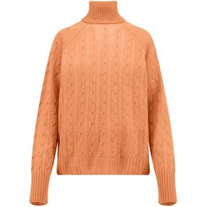 Etro, Truien, Dames, Oranje, 2Xs, Kasjmier, Turtleneck Trui