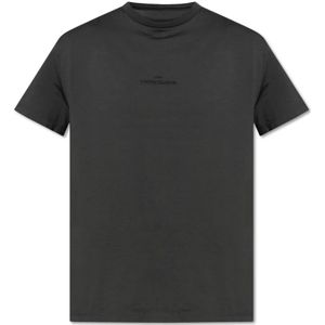 Maison Margiela, Tops, Heren, Grijs, L, Katoen, Donkergrijs T-Shirt