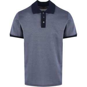 Moorer, Tops, Heren, Blauw, L, Blauwe T-shirts en Polos