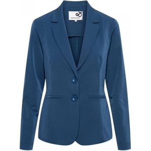 &Co Woman, Jassen, Dames, Blauw, XS, Wol, Blazer Heren - Elegant en Stijlvol