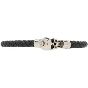 Alexander McQueen, Accessoires, Heren, Zwart, S, Leer, Leren armband