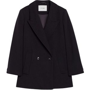 IVY Oak, Jassen, Dames, Blauw, M, Wol, Jenna Oversized Boxy Blazer