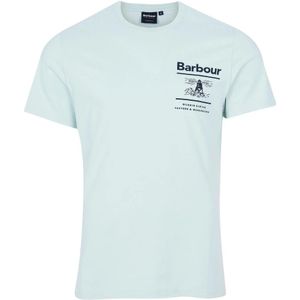 Barbour, Tops, Heren, Groen, L, Katoen, Chanonry T-Shirt