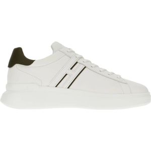 Hogan, Schoenen, Heren, Wit, 44 EU, Leer, Stijlvolle Sneakers voor dagelijks gebruik