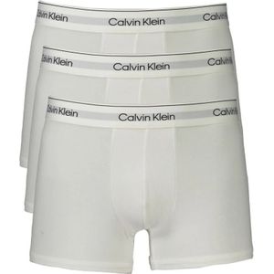 Calvin Klein, Ondergoed, Heren, Wit, S, Katoen, Wit Katoenen Ondergoed