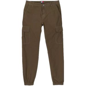 Tommy Hilfiger, Broeken, Heren, Groen, W34 L30, Cargo Broek