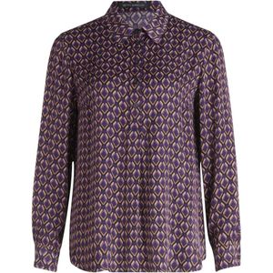 Betty Barclay, Blouses & Shirts, Dames, Paars, S, Charmante Longbluse met Hemdkragen