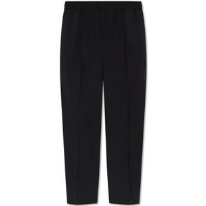 Bottega Veneta, Broeken, Heren, Blauw, M, Wol, Wollen broek