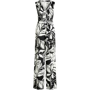 vera mont, Jumpsuits & Playsuits, Dames, Veelkleurig, 3Xl, Bloemen jumpsuit met strikceintuur