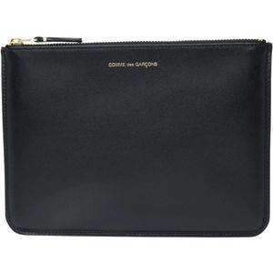 Comme des Garçons, Tassen, Dames, Zwart, ONE Size, Leer, Leren Clutch