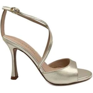Roberto Festa, Schoenen, Dames, Geel, 38 EU, Stijlvolle Sandalen met Verhoging