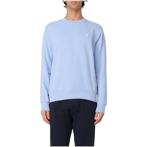 Polo Ralph Lauren, Sweatshirts & Hoodies, Heren, Blauw, 2Xl, Katoen, Sweatshirt