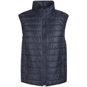 Fay, Jassen, Heren, Blauw, M, Polyester, Gewatteerd Vest met Rits