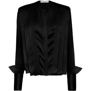 MVP wardrobe, Blouses & Shirts, Dames, Zwart, M, Katoen, AVA Shirt