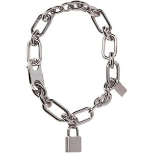 Acne Studios, Accessoires, Dames, Grijs, ONE Size, Stijlvolle Ketting Halsketting