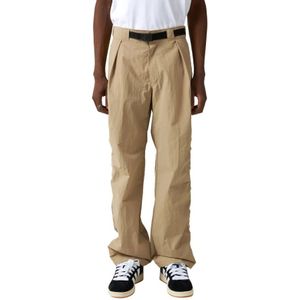Dickies, Broeken, Heren, Beige, W34 L32, Oversized Beige Broek