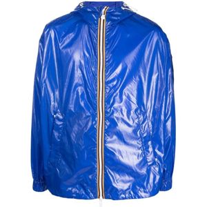 K-Way, Jassen, Heren, Blauw, S, R&D Coats Blauw