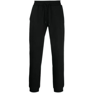 Tommy Hilfiger, Broeken, Heren, Zwart, M, Katoen, Sport Essential Tonal Logo Cuffed Joggers
