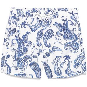 Lady Anne, Badkleding, Heren, Veelkleurig, M, Witte Strandkleding met Trekkoord Tailleband
