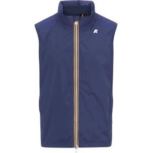 K-Way, Jassen, Heren, Blauw, XL, Nylon, Stretch Nylon Jersey Vest