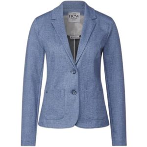 Street One, Jassen, Dames, Blauw, XS, Polyester, Blauwe Polyester Blend Blazer Jas