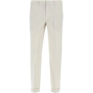 Fay, Broeken, Heren, Beige, W34, Slimme Stretch Gabardine Broek