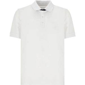 Fay, Tops, Heren, Wit, 2Xl, Stijlvolle Polo