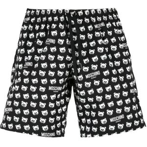 Moschino, Badkleding, Heren, Zwart, L, Polyester, Kostuum