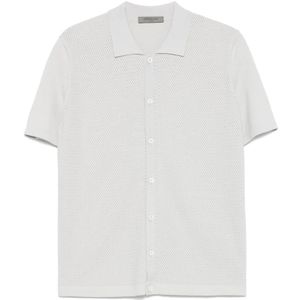 Corneliani, Overhemden, Heren, Grijs, XL, Katoen, Grijze Sweatshirt voor Mannen Stijlvol