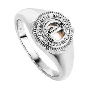 Roberto Cavalli, Accessoires, Dames, Grijs, 52 MM, Ostentatious Damesring met witte parelmoer