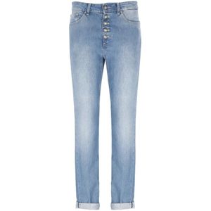 Dondup, Jeans, Dames, Blauw, W28, Katoen, Koons Gioie Jeans