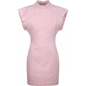 Isabel Marant, Kleedjes, Dames, Roze, M, Katoen, Lichtroze Nina Jurk