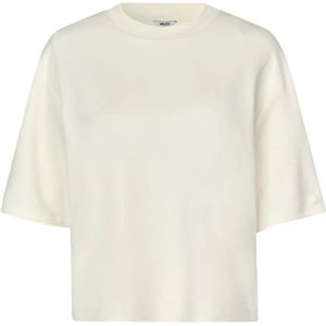 mbyM, Tops, Dames, Wit, XS, Polyester, Emrys T-Shirt Sugar Loose Fit