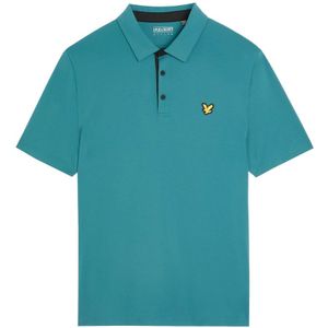 Lyle & Scott, Tops, Heren, Wit, XS, Polo Shirt met Contrast Sluiting