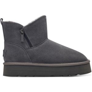 s.Oliver, Schoenen, Dames, Grijs, 39 EU, Grijze Casual Enkellaarsjes voor Vrouwen